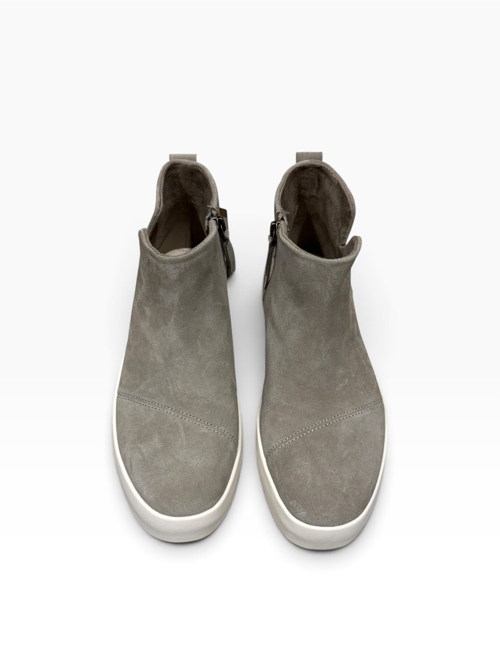 TOMS Verona Mid Platform Sneakers Dune Grey Suede Size 8 NWT - Picture 7 of 9
